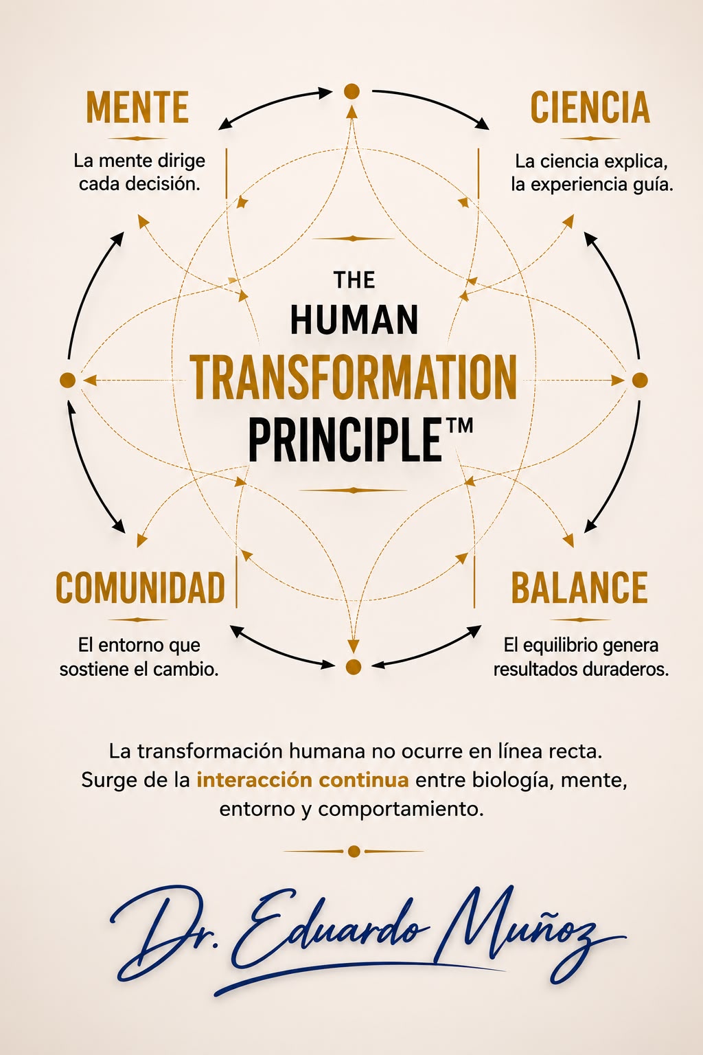 Representación visual del Human Transformation Principle